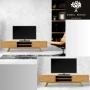 Szafka RTV-32 Drewno Lite Dąb Loft Lakier Rozmiary od 100 cm do 200 cm PREMIUM